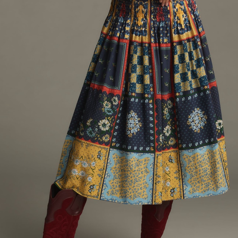 Anthropologie X hunter bell skirt